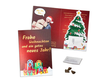 Weihnachtsbaum-Karte - mit Digitaldruck