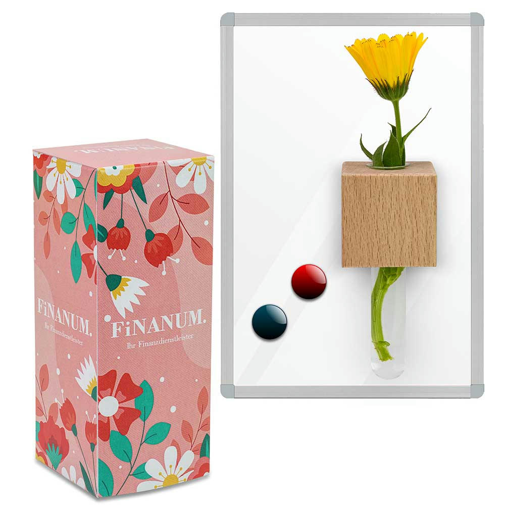 Mini-Vase Magnet - mit Digitaldruck