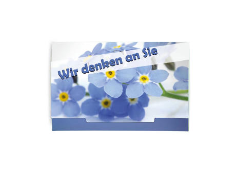 Flower-Card mit Samen - Vergissmeinnicht