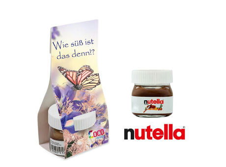 Nutella in Überreichverpackung - Weihnachten