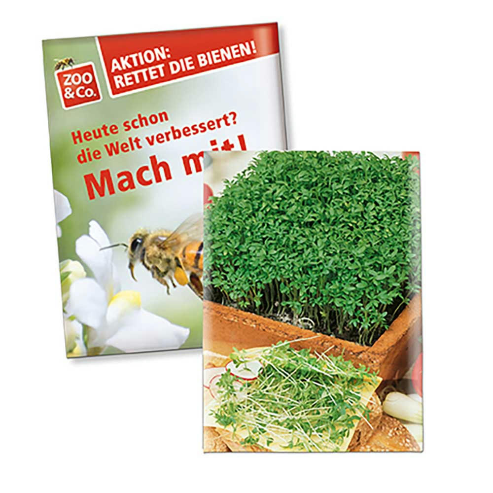 Samentütchen Klein - Standardpapier - Gartenkresse