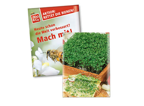 Samentütchen Klein - Standardpapier - Gartenkresse