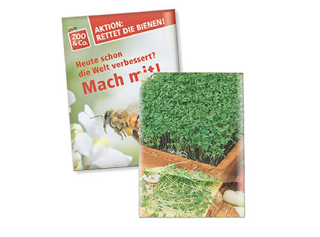 Samentütchen Klein - Recyclingpapier - Gartenkresse