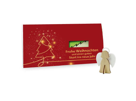 Steckfiguren-Karte Filz - Standardmotiv - Engel