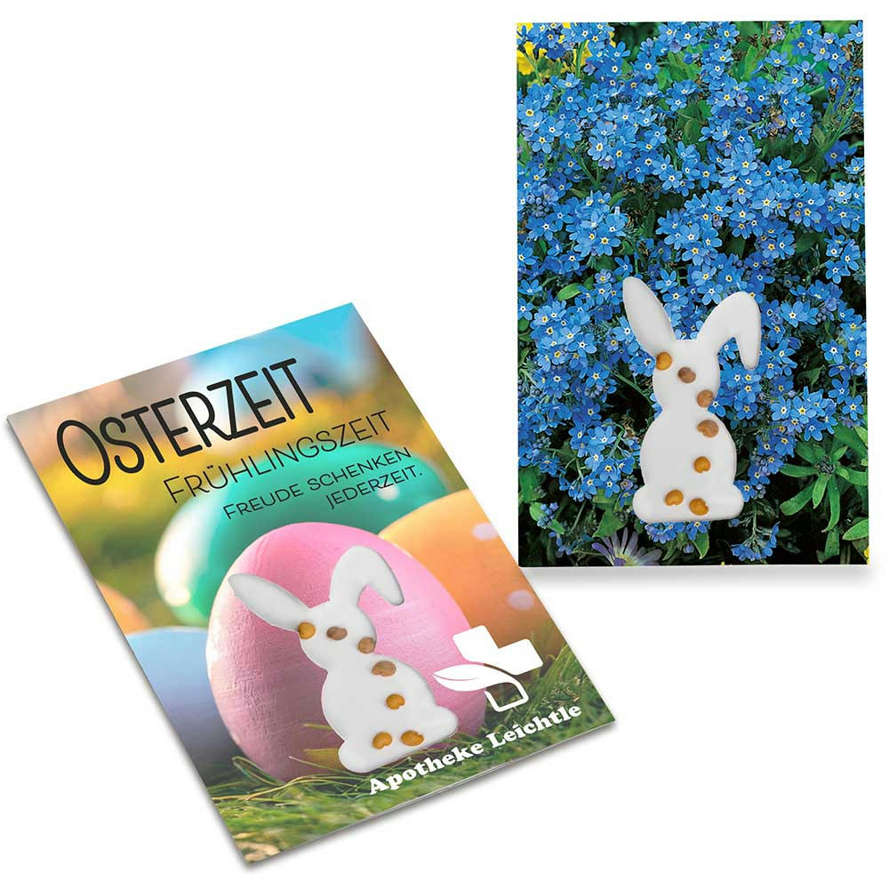 Samen-Karte-Mini Ostern - Vergissmeinnicht