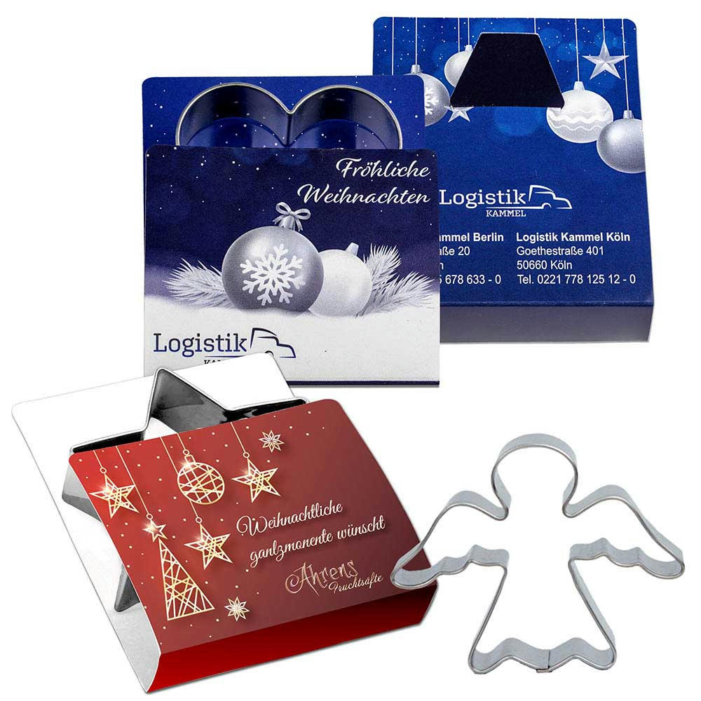 Backförmchen Single-Pack - Weihnachten - Engel 4/4-c, Lasergravur