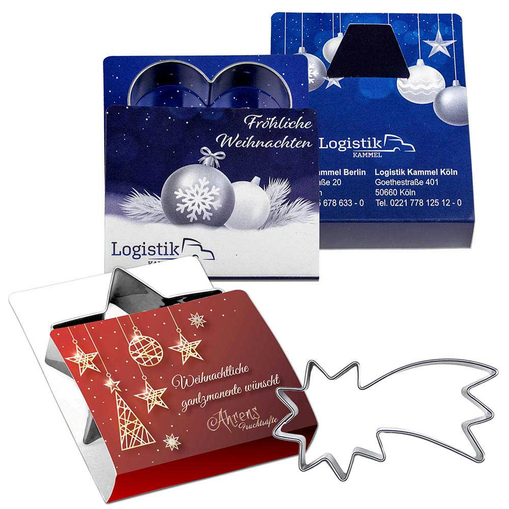 Backförmchen Single-Pack - Weihnachten - Komet 4/4-c, Lasergravur
