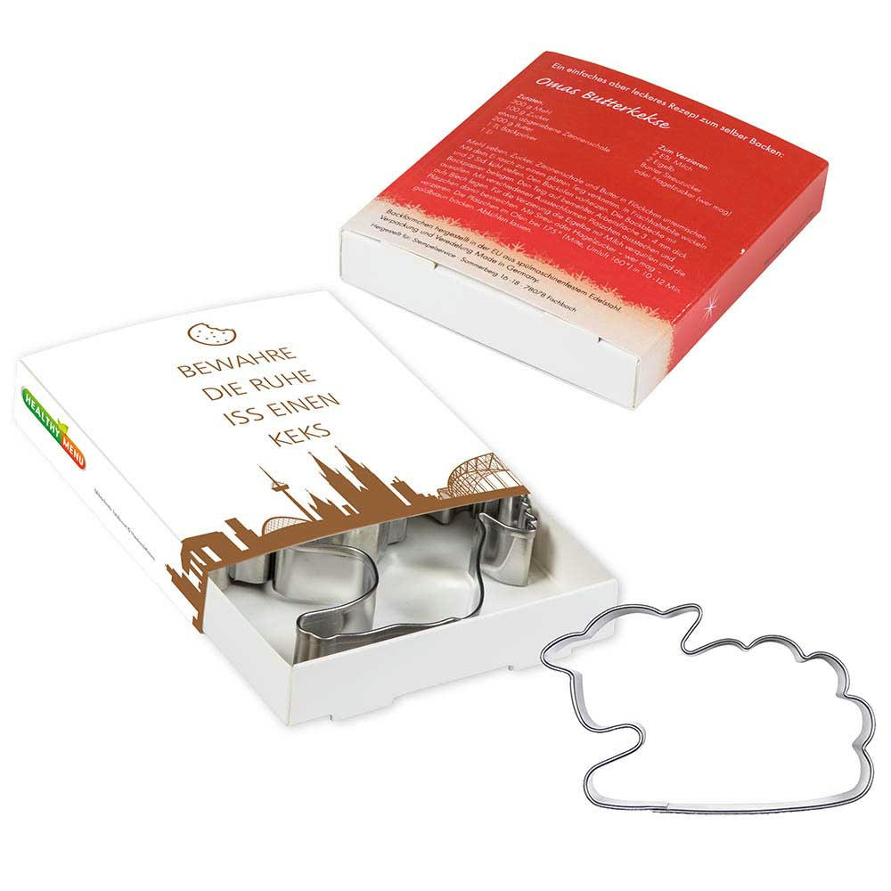 Backförmchen Premium-Box - Ostern  - Lamm  + Hase 1