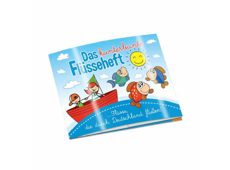 Wissen-Set „Das Flüsseheft“ - Heft - mit 1-c Logoeindruck