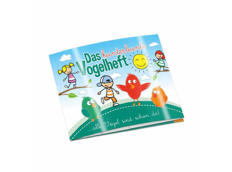 Wissen-Set „Das Vogelheft“ - Heft - mit 1-c Logoeindruck