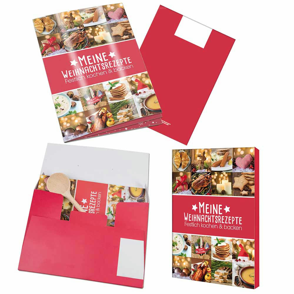 Rezeptbuch-Set "Weihnachten" - Set neutral