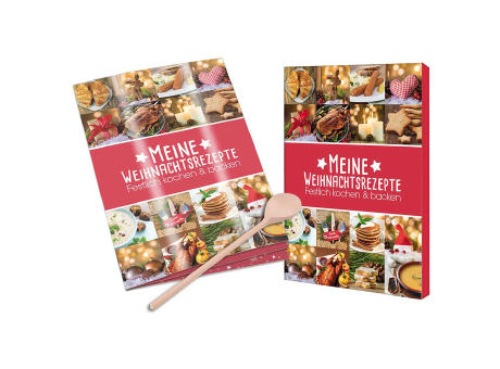 Rezeptbuch-Set "Weihnachten" - Set neutral