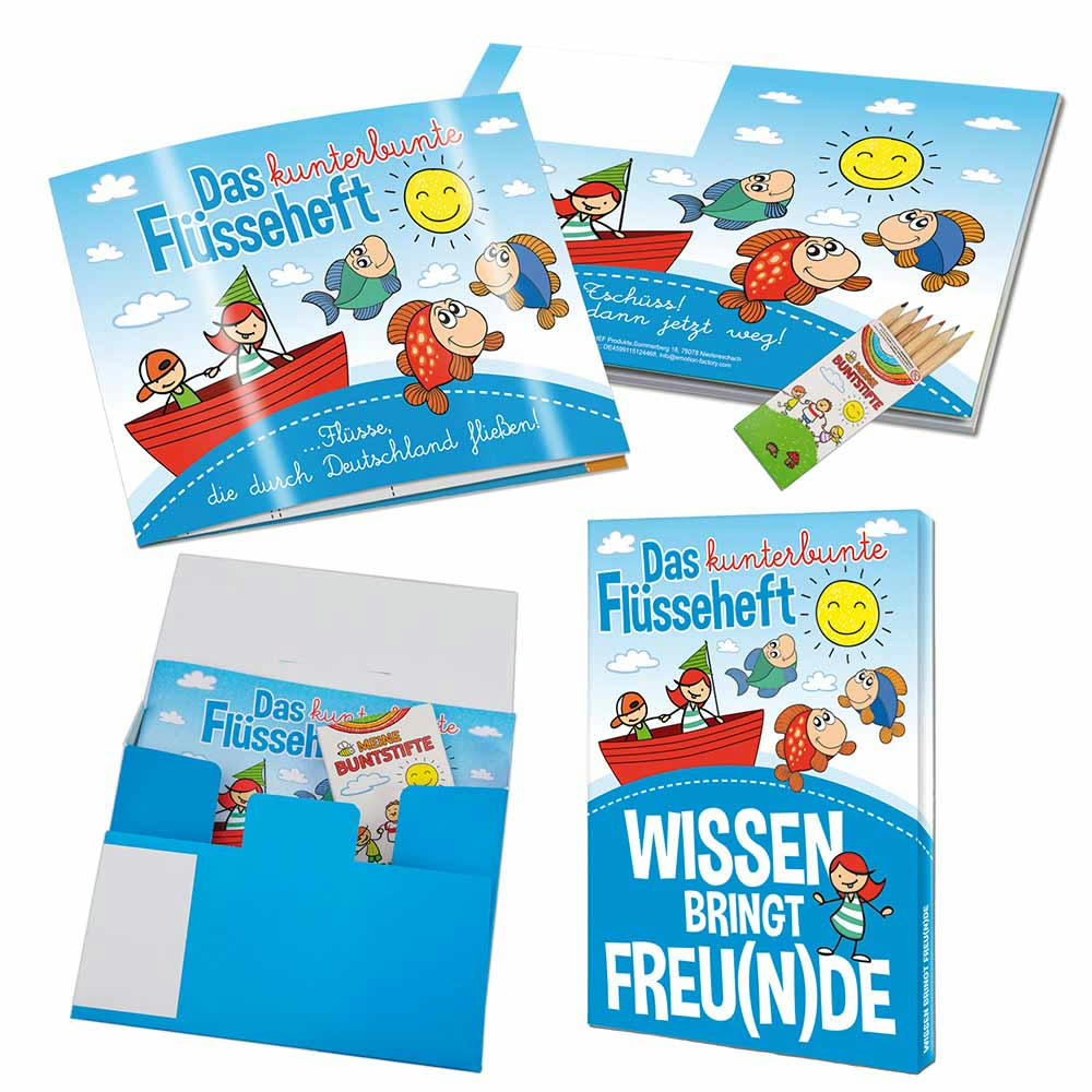 Wissen-Set „Das Flüsseheft“ - Set - neutral