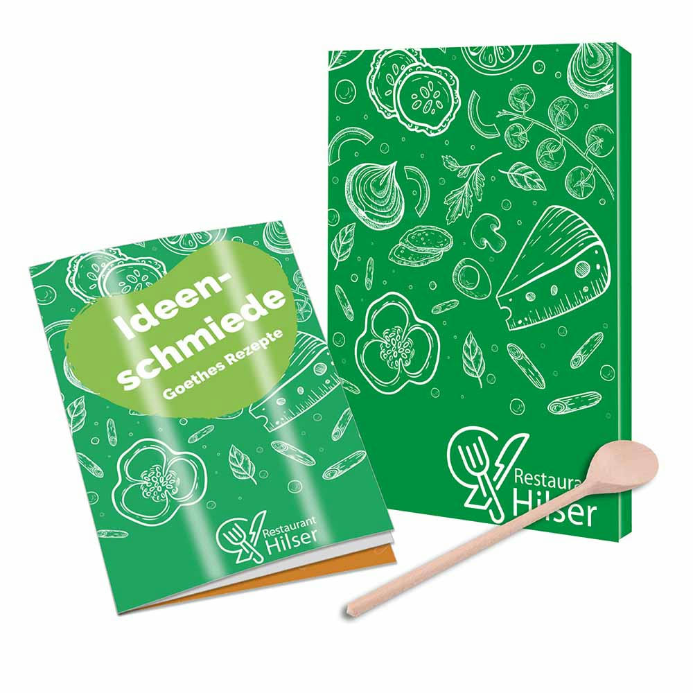 Rezeptbuch-Set "Auf Goethes Spuren" - Set - individuell - Digitaldruck 4/0-c