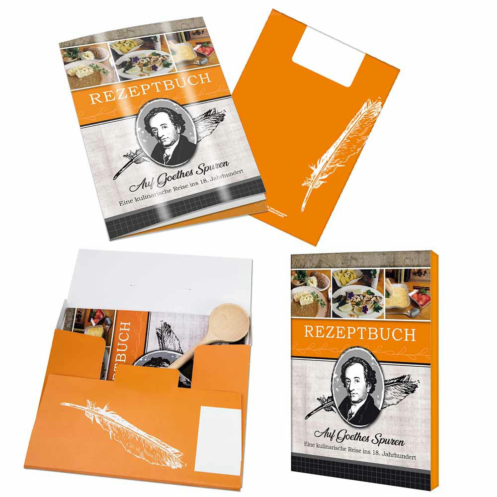 Rezeptbuch-Set "Auf Goethes Spuren" - Set neutral