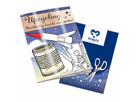 Upcycling-Heft - Alltagsgegenstände - Tampondruck 1-c