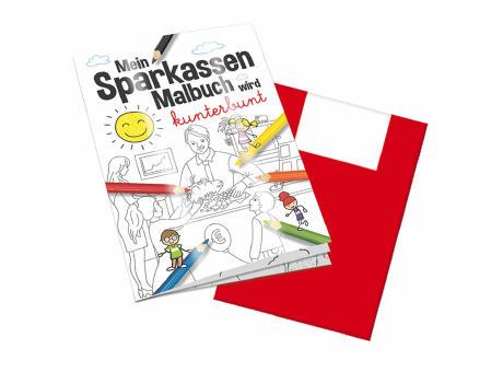 Malbuch / Mal-Set A6 - Sparkassen - Malbuch neutral