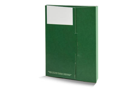 Backförmchen mit Rezeptblock Komet - in weihnachtlicher Mappe (neutral)