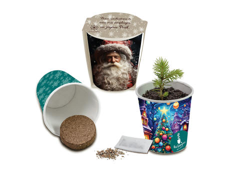 Weihnachtsbaum To-Go - Druck individuell 4/0-c