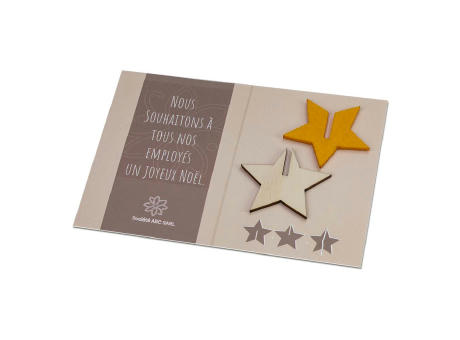 Steckfiguren-Karte Mini - Stern