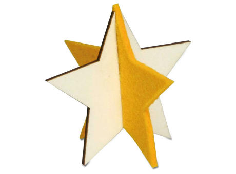 Steckfiguren-Karte Mini - Stern