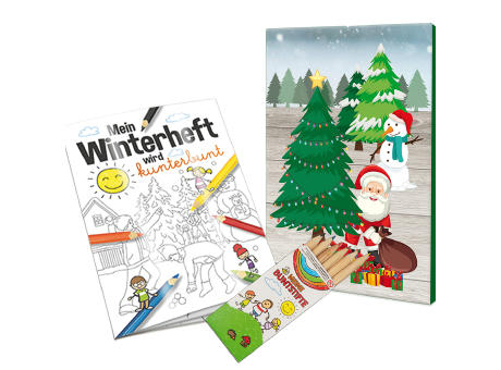 Mal-Set A6 - Weihnachten - Malset neutral