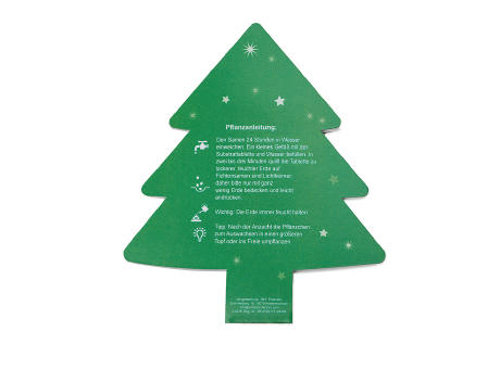 Klappkärtchen Tannenbaum - neutral