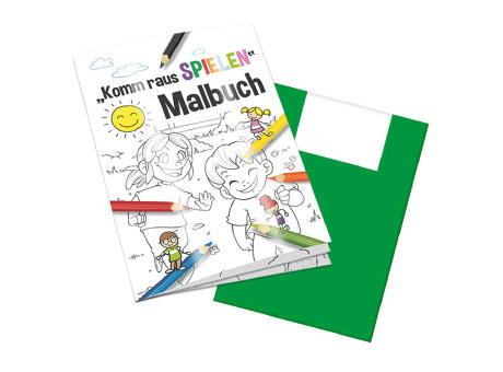 Malbuch / Mal-Set A6 - Komm-raus-spielen - Malbuch neutral