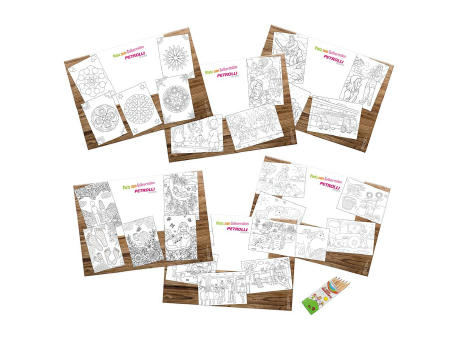 Ausmalbögen-Set  - mit Digitaldruck