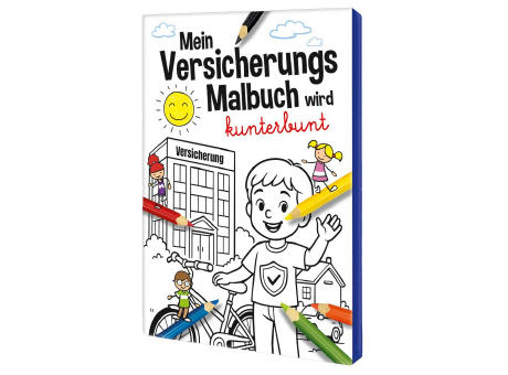 Malbuch / Mal-Set A6 - Versicherung - Malset neutral