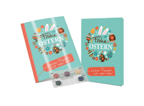 Rezeptbuch-Set "Ostern" - Eierfarben-Set neutral