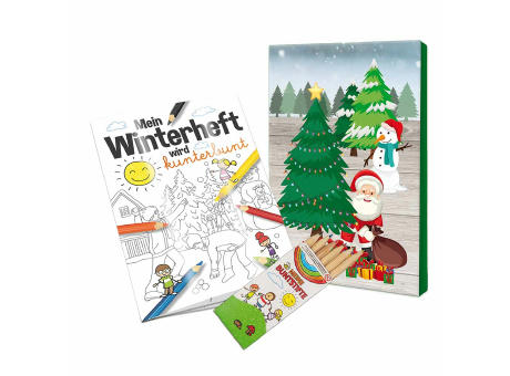 Mal-Set A6 - Weihnachten - Malset neutral