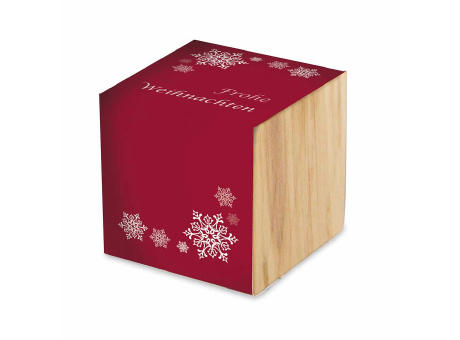 Pflanz-Holz Maxi mit Samen - Persischer Klee, 1 Seite gelasert