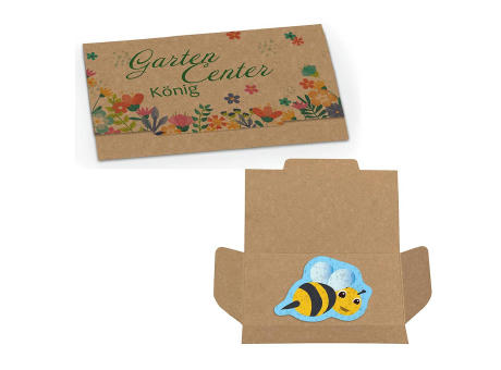 Samenpapier lustige Tierchen - Biene Brummi