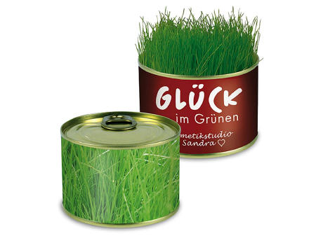 Natur-Konserve mit Samen - Gras