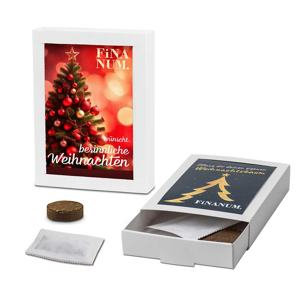 Weihnachtsbaum aus der Box - mit Digitaldruck