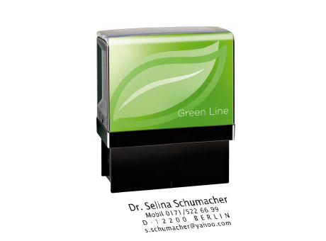 Stempelautomat "Green Line" - Printer 20 - mit Digitaldruck