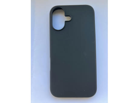 Handy Hülle iPhone™ 16 Black Series Soft Case TPU Silikon mit Mikrofaser Innenseite matt schwarz