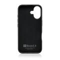 Nachhaltige Handyhülle inkl. Sammlung 1kg Ozeanplastik iPhone™ 16 plus Turtle Eco Soft Case PLA + Bambus schwarz