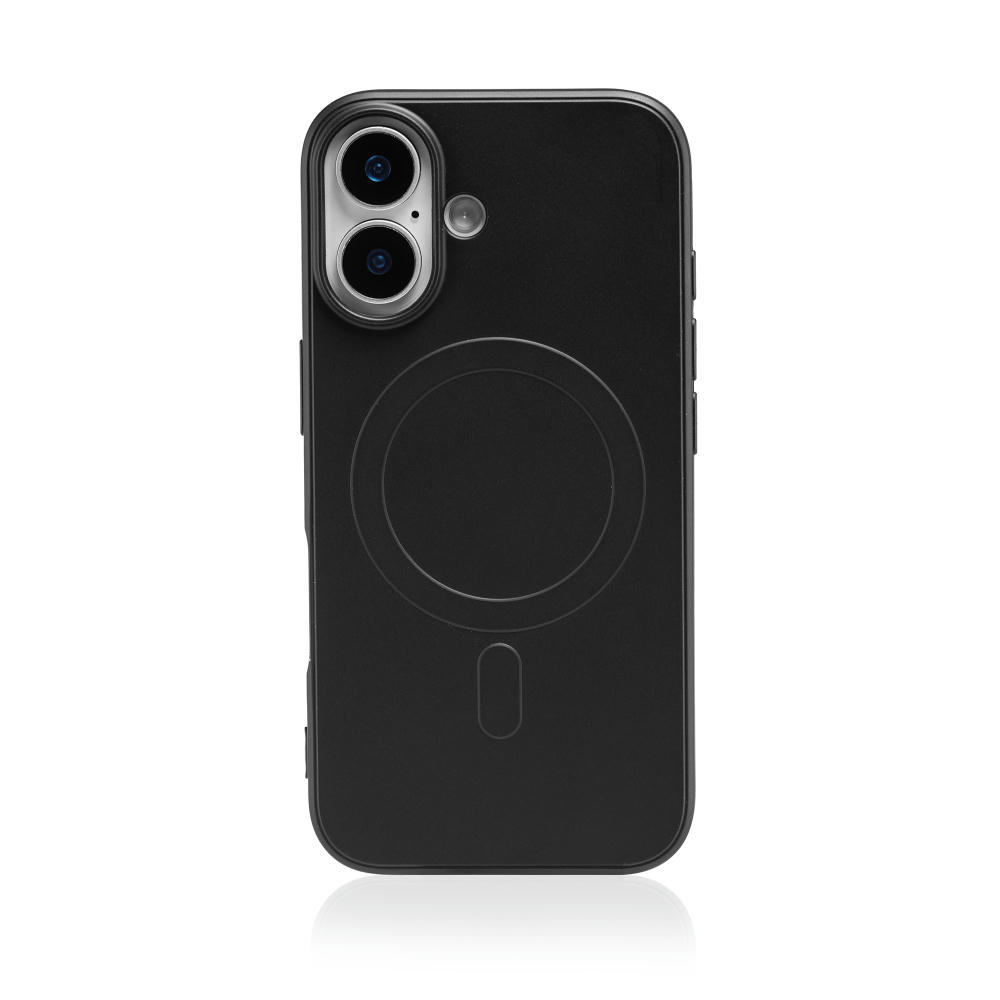 Handy Hülle MagSafe™ kompatibel iPhone™ 16 plus PC/TPU Silikon schwarz