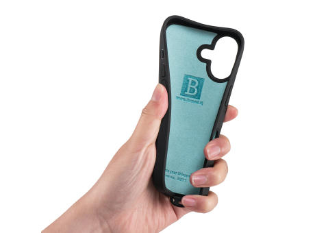 Handy Hülle iPhone™ 16 Black Series Soft Case TPU Silikon mit Mikrofaser Innenseite matt schwarz