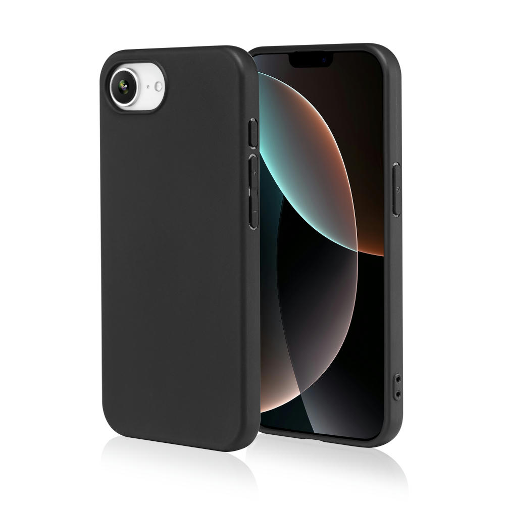 Handy Hülle iPhone™ 16e Monkey Soft Slim Case TPU Silikon matt schwarz