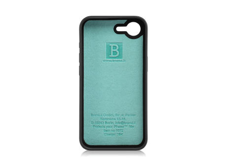 Handy Hülle iPhone™ 16e Black Series Soft Case TPU Silikon mit Mikrofaser Innenseite matt schwarz