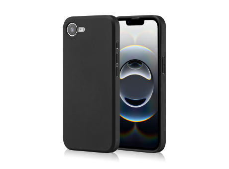 Handy Hülle iPhone™ 16e Black Series Soft Case TPU Silikon mit Mikrofaser Innenseite matt schwarz