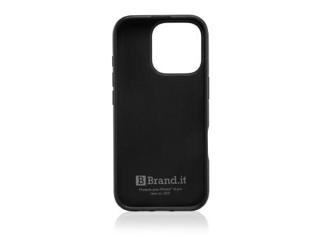 Handy Hülle kompostierbar iPhone™ 16 pro max Turtle Eco Soft Case PLA + Bambus schwarz