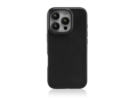 Handy Hülle kompostierbar iPhone™ 16 pro max Turtle Eco Soft Case PLA + Bambus schwarz