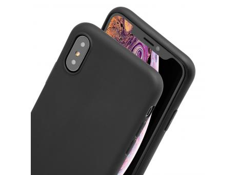 Handy Hülle iPhone™ Xs Monkey Soft Slim Case TPU Silikon matt schwarz