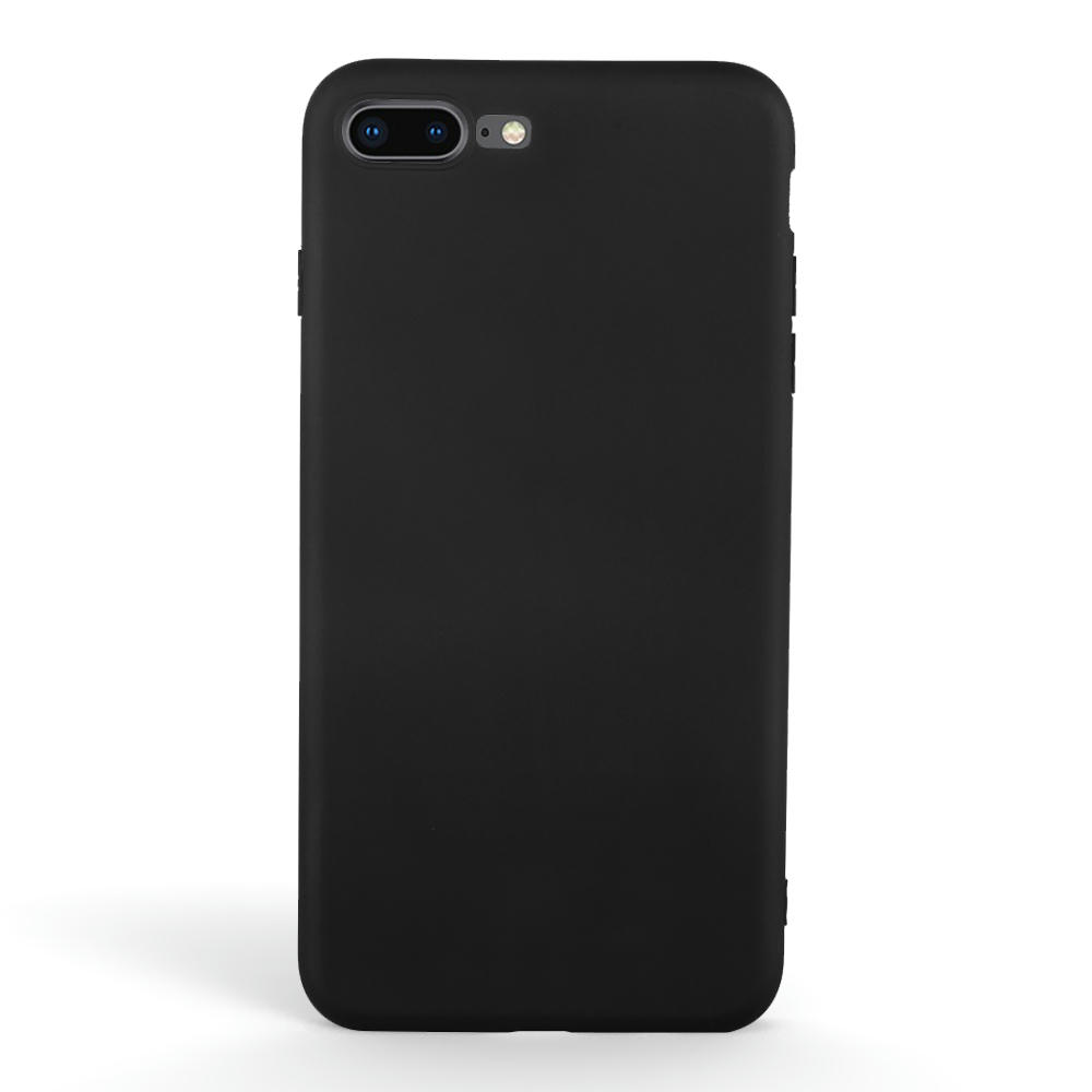 Handy Hülle iPhone™ 7+/8+ Monkey Soft Slim Case TPU Silikon matt schwarz