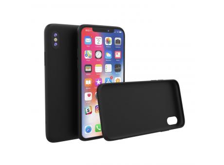 Handy Hülle iPhone™ Xs Monkey Soft Slim Case TPU Silikon matt schwarz