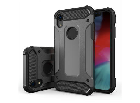 Handy Hülle iPhone™ Xr Elephant Rugged Case PC Plastic/TPU Silicone schwarz
